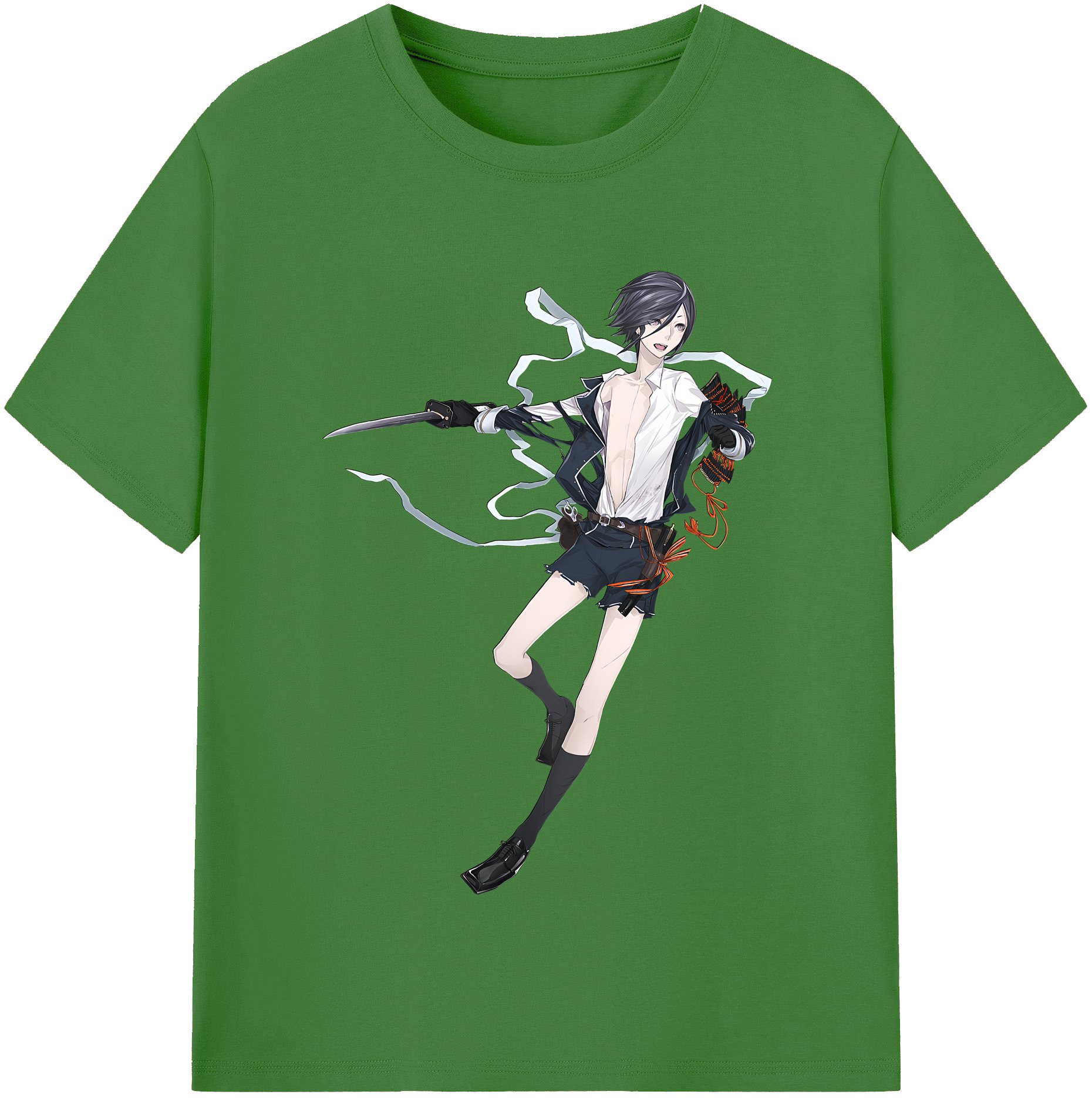 （画像用） 刀剣乱舞 Touken Ranbu レディースカジュアルプリントTシャツ（綿100％）